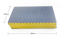 Golden edge playing card, gold-plating edge playing card