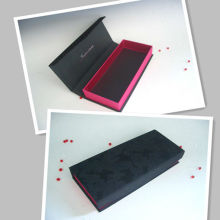 Graceful necktie box with logo,fabric box,handcraft box