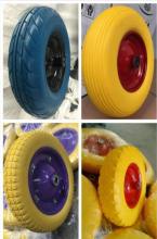 15 inch PU foam wheelbarrow wheels 350-8