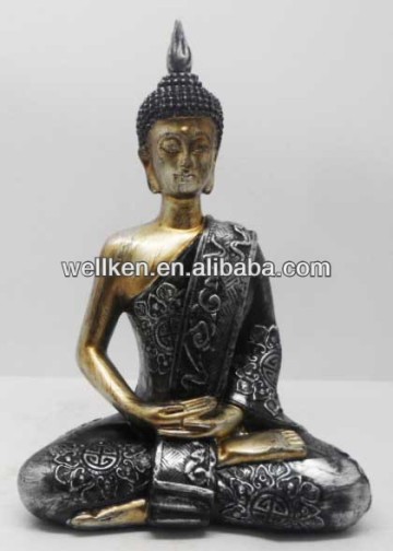 bronze resin buddha sculpture