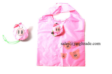 Piggy folding shopping bags