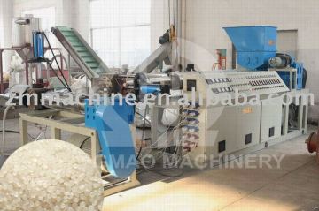 Double-ranks Recycling and Granulating Machine