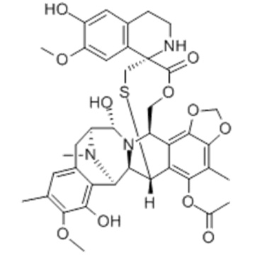 Espiro [6,16- (epithiopropanoximetano) -7,13-imino-12H-1,3- dioxolo [7,8] isoquino [3,2-b] [3] benzazocina-20,1 &#39;(2&#39;H) -isoquinolin] -19-ona, 5- (acetiloxi) -3 &#39;, 4&#39;, 6,6a, 7,13,14,16- octa-hidro-6 &#39;, 8,14-tri-hidroxi-7&#39;, 9-dimetox