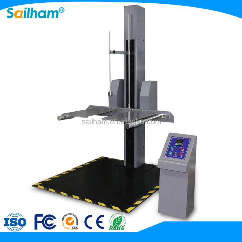 Battery cell phone electronic products drop testing machine for package products