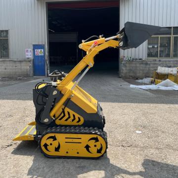 Mini skid steer loader mini baru beroda