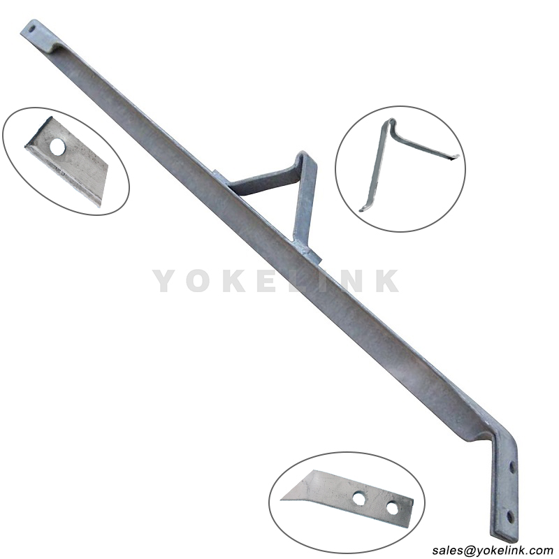 Alley Arm Brace HDG Pole Line hardver