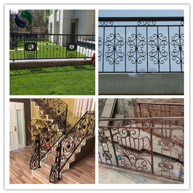 Forged balusters wrought iron fittings ornaments