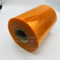 Folha de filme de embalagem farmacêutica de PVC personalizável laranja personalizável