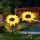 Estaca de decoración del jardín solar del girasol al aire libre
