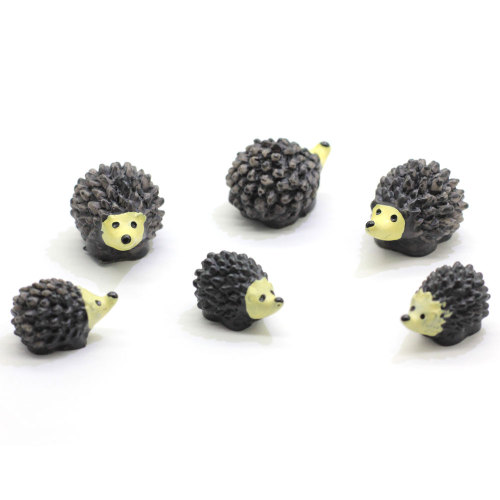 New 3D Ornament Artificial Hedgehog Shape Resin Crafts Animal Decoration Fairy Garden Home Decor Props Accessories