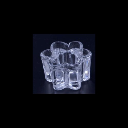 Candelero de cristal Lotus Tealight