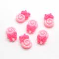 Decorative Pink Lollipop Shaped Resin Beads For Handmade Craft Bedroom Ornaments Telephone Shell Decor Beads