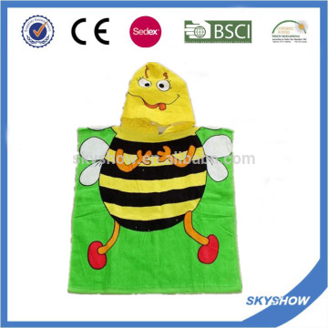 Kids Lovely Hooded Baby Poncho Towel