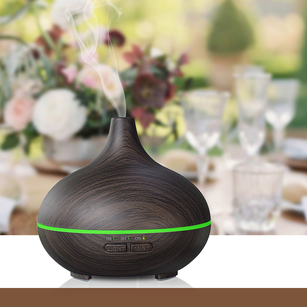 Humidificador USB de invernadero de grano de madera oscura en Ebay