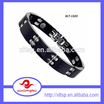 Best sales titanium stainless steel magnet clasp bracelet