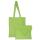 Groene milieu grote canvas tas