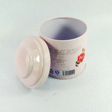 unique food grade small round metal tins tea can packing