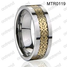 Spectacular Elegant shiny polished tungsten carbide rings,hot sale tungsten rings