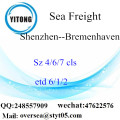 Shenzhen Port LCL Consolidation To Bremenhaven