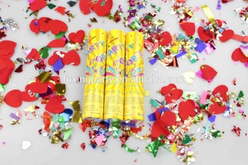 fuxing brand 50cm colorful confetti popper compressed air confetti party popper
