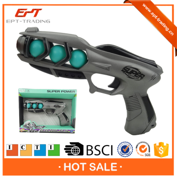 Crazy selling battery operated gun saft lighting toy guns for boys