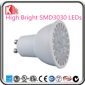 7w SMD GU10 bulbs 50w equivalent