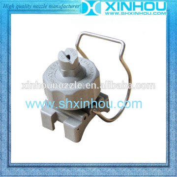 Plastic clamp water spray washing pretreatment adjustable water nozzle