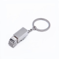 Xe hợp kim định hình được cá nhân hoá Keychains cho người đàn ông bằng kim loại Keyring