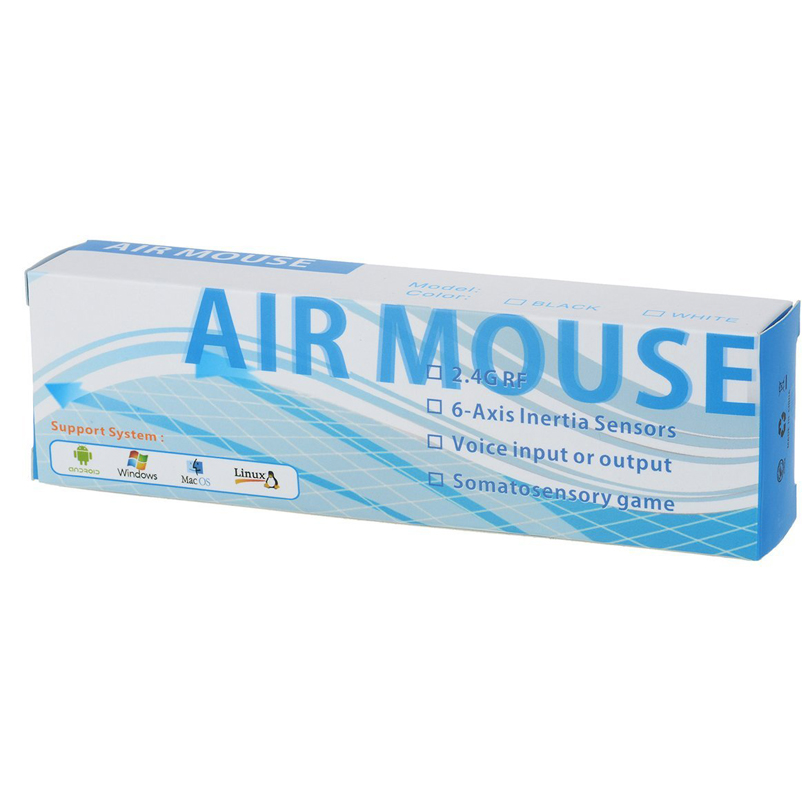 2.4G 6-axis Motion Sensing Air Mouse Universal Remote Control Smart LED HDTV TV Android TV Box Remote Control