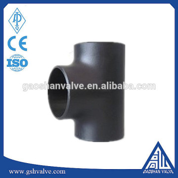 ANSI standard carbon steel seamless butt welding equal tee