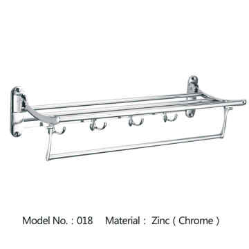 Chrome Plated Zinc Bathroom Accessories Wall Mounted Set