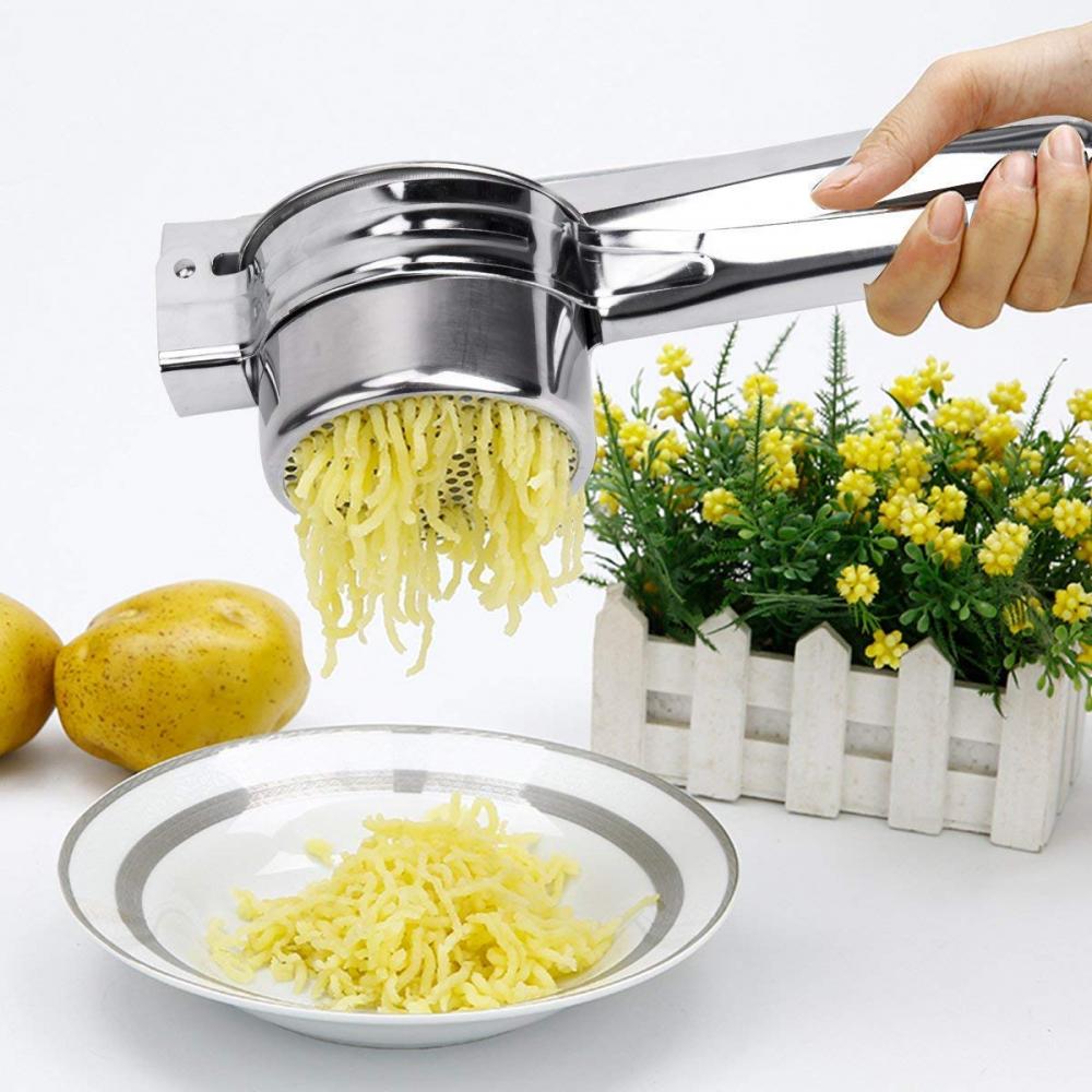 Rostfritt stål Potatis Masher Press Ricer