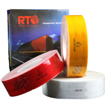 High Visibility Waterproof Micro Prismatic Red Reflective Tape