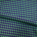 Mörkgrönt tryck Brocade Jacquard Fabric