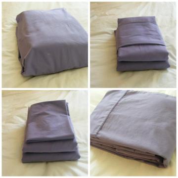 Cotton/linen solid color duvet sets
