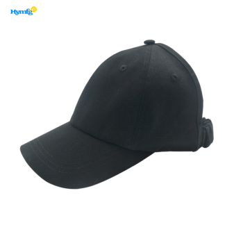 Black Color Cotton Hat Baseball Caps