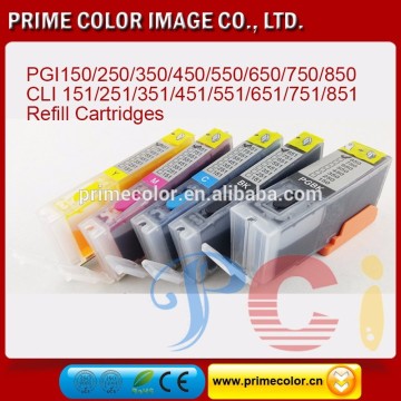 Refillable ink cartridge for Canon PGI-550 CLI-551