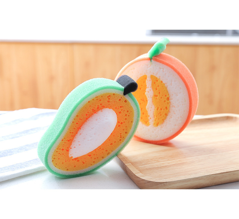 Topwill Nhà bếp dày Dishcloth Dishwipe Wholesale Fruit Sponge Dishcloth Distamination Dishingel