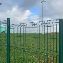 Metal Bilateral Wire Gate Connector for Curved Vinyl Fence Panels with Thorny Top