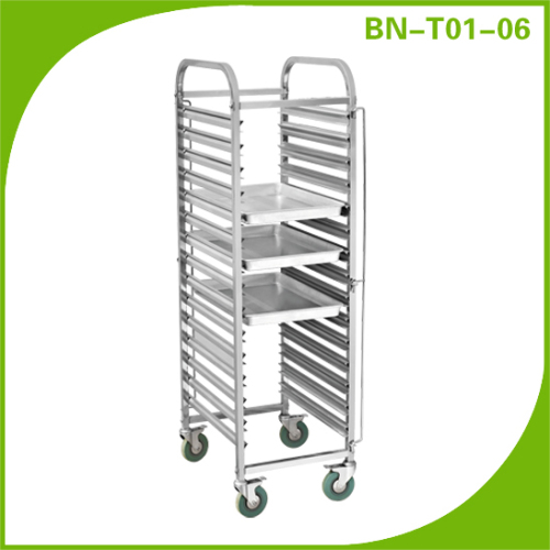 Multi-Functional Stainless Steel Tray Trolley BN-T01-06