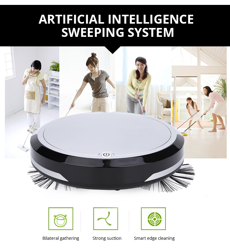 CE Certification Wet And Dry Function mini automatic floor robot cleaner