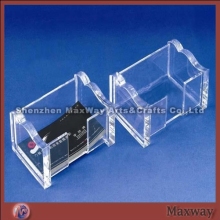 Clear desk elegant acrylic name card holder