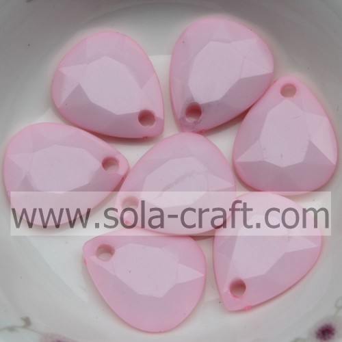 Top Selling Opaque Acrylic Petal Leaf Beads with Drop Hole