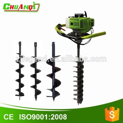 2015 new products soil hand auger ground screw drill with hand digger