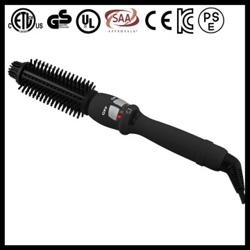 One year warranty temperature adjustable from 80-230 ceramic barrel electric hair styling brush