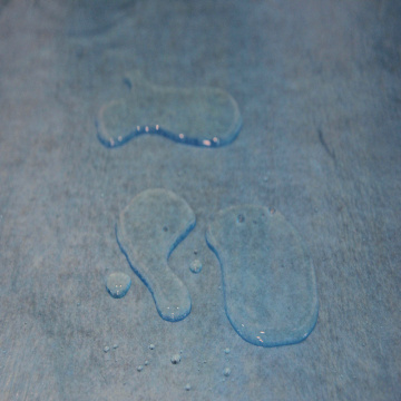 Blue Breathable Flooring Covering During Consturction