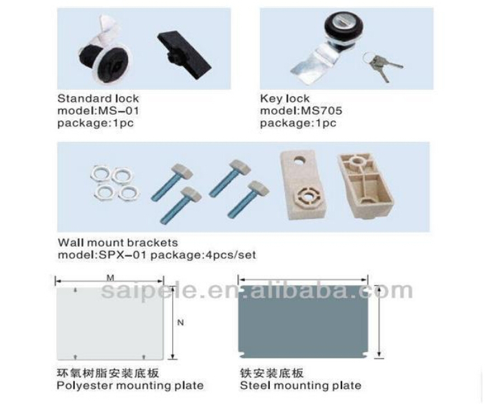 SAIP/SAIPWELL High Quality Portable Sealed Stainless Steelelectronic empty enclosure