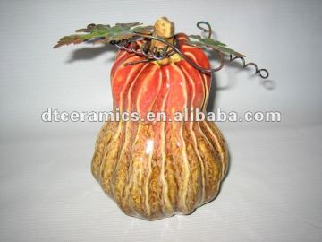 decorative ceramic pumpkin