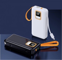 Portable power source 22.5W Super fast charge Comes with detachable double cable 20WPD fast charge 30 minutes 80% full