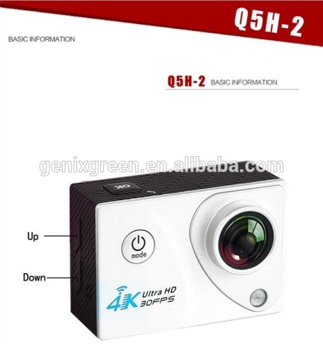 Q5H2 hd wifi cheap sports action video camera with waterproof Allwinner V3 action sports helmet camera